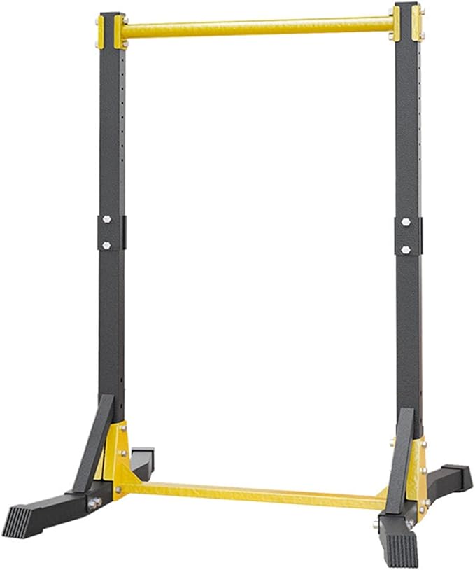Pull Up Bar Station Freestanding Power Tower Station for Home Gym 400LBS 11 Gears Height Adjustable from 63" to 85", For the Whole Family Strength Training Workout Black