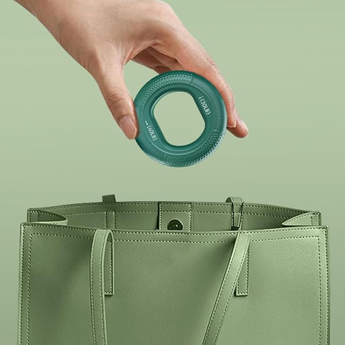 Hand Strengthener Grip 3 in 1 Rubber Circle Finger Wrist Exercise Squeezer 20 30 40 50 60 70 80 Pounds