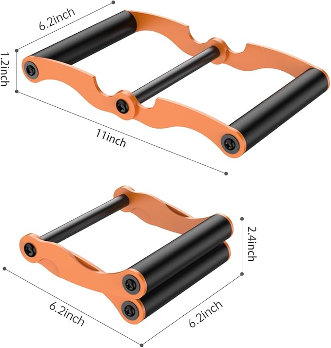 V Bar Landmine Handle Attachment for Barbell Bar, Solid Multi-Grip Landmine Handle Attachment with Non-Slip Rubber Handle, Fits Olympic Bars Strength Training Bars