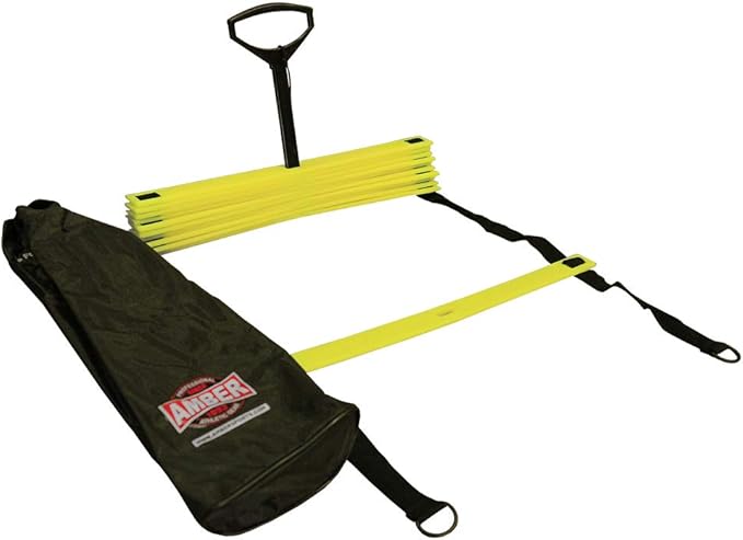 Feet Speed and Agility Training Ladder for High-Intensity Training in Boxing, Soccer, Football, Lacrosse, and Ice Hockey - Improve Your Footwork and Coordination, 30 Feet