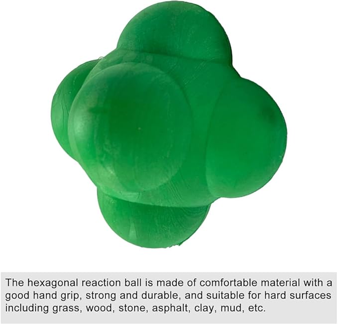 Agility Bounce Reaction Ball for Exception Hand Eye Coordination Large Green