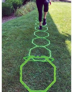 Sports Health Octa-Rings Exercise and Agility Rings with Carrying Case