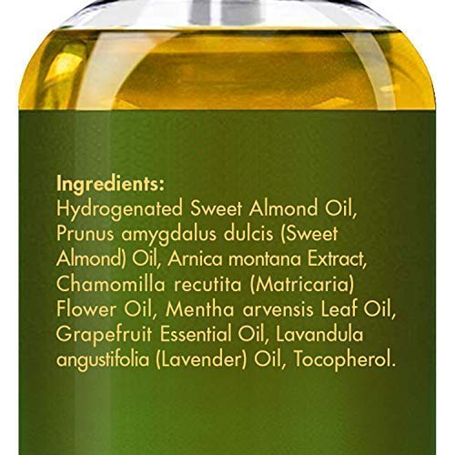 Majestic Pure Sore Muscle Massage Oil and Frankincense Massage Oil Bundle – 8 fl oz Each