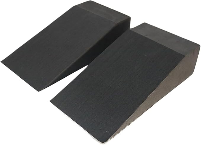 2Pcs Yoga Wedge Blocks Squat Wedge Block Multi-Functional Yoga Stretch Slant Board EVA Calf Stretcher