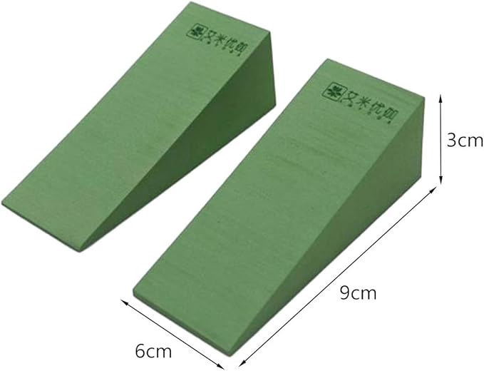 2Pcs Foam Wedge Wedge Blocks Slanting Board Back Support Heel Elevated