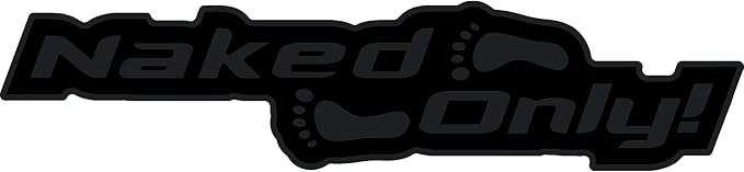 Naked Feet Only Decal Non-Slip EVA Foam Decal for Boat Gunwales & Ladders, 6mm Brushed Marine Grade Anti-Skid Adhesive Pads SeaDek Technology - All Black