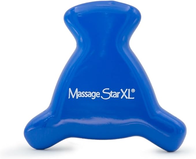 Massage Star Trigger Point Massage Tool Soft-Coated Metal for comfort and control. Multi-Technique Therapy Tool Professional Grade- Great for Gua Sha, Muscle scraping, Muscle Stripping & Acupressure
