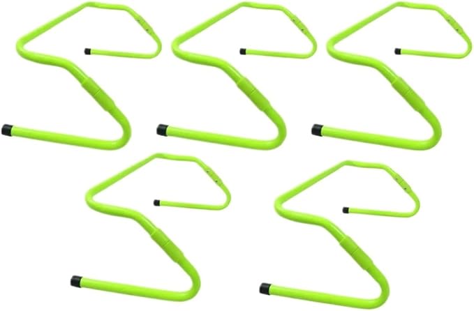 Speed Reading Training Hurdles 5Pcs Soccer Hurdles Lightweight Hockey Multi Sports Plyometric Training Agility Hurdles