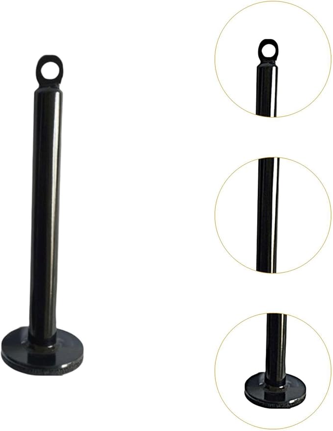 Colaxi Weight Loading Pin Pulley Cable Machine Attachment Strength Training Black,Home Gym Workout Equipment for Power Bar Training