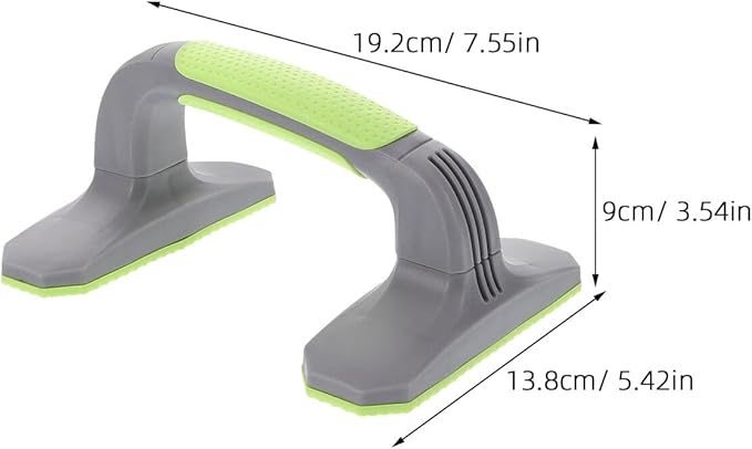 2pcs Push up Bars Strength Training Pushup Stands Plastic Handles Non-slip Floor Workout Fitness Equipment for Home Exercise and Bodybuilding