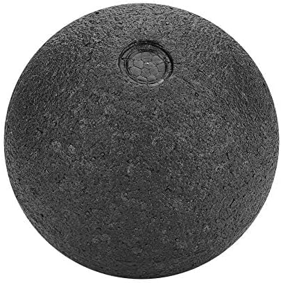 Yoga Massage Ball, Relax Muscles Soft Foam Roller Ball with High Density Foam Structure for Massaging Muscles for Adults for Exercises(Black, 8CM Single Ball)