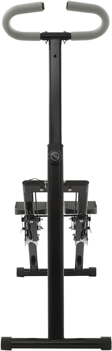 Foldable Stair Stepper Climber with Non-Battery Counter, 1.2mm Carbon Steel Frame, 220LBS Capacity, 3-Level Adjustable Pedals for Home Gym Full Body Workout