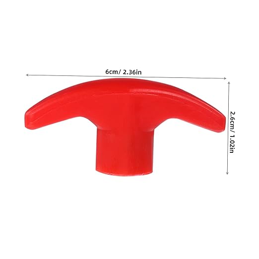 Healifty Gym Rotating T-Handle Bolts with Ball Knob 2-Pack Exercise Handles for Home Fitness Equipment Strength Training Accessories 2.36X1.02X0.47 Inch