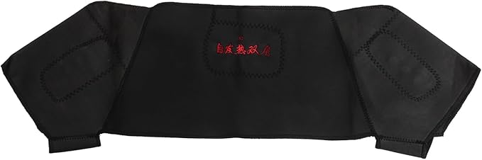 Magnetic Therapy Self-Heating Shoulder Pad Belt for Pain Relief and Support Black Thermal Compression Brace for Men Women for Sports and Recovery