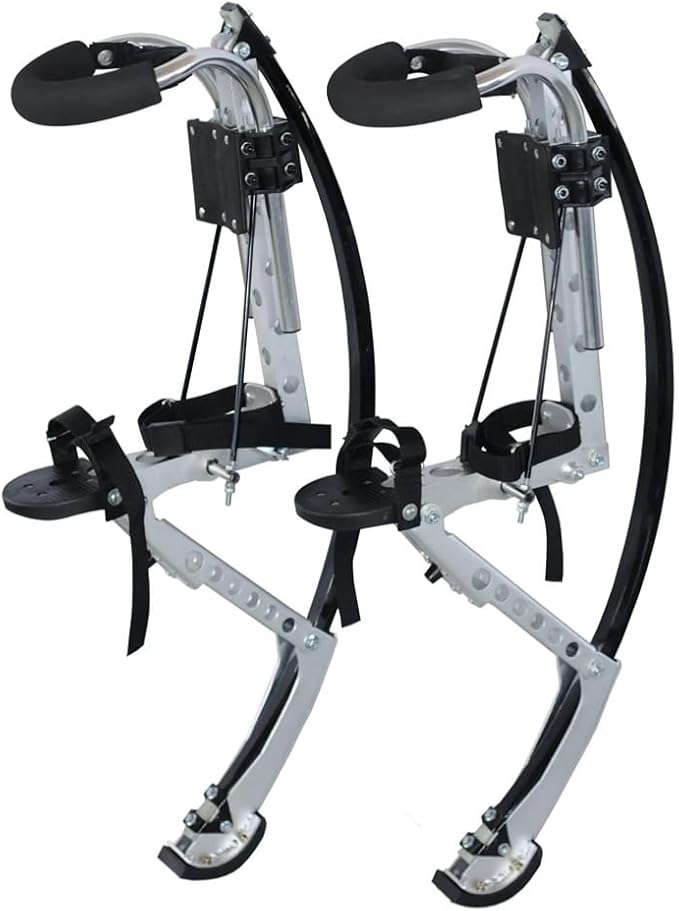 Jumping Stilts Kangaroo Shoes Gym Exercise Outdoor Running Walking Toys Adult Youth Jumping Trainer Black and Green