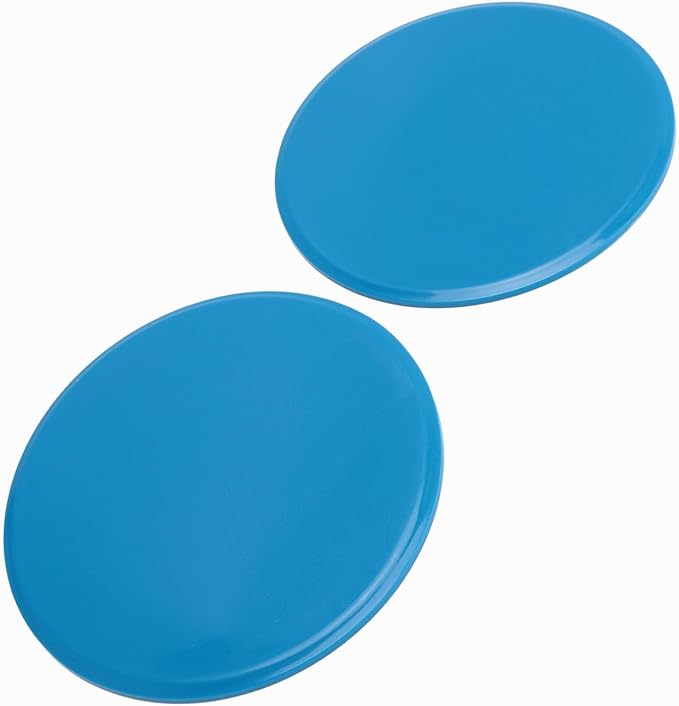 plplaaoo Exercise Core Sliders Compact Dual Sided Gliding Discs for Full Body Workout Build Functional Core Strength at Home or Gym ABS Material 7 Inch Diameter Set of 2