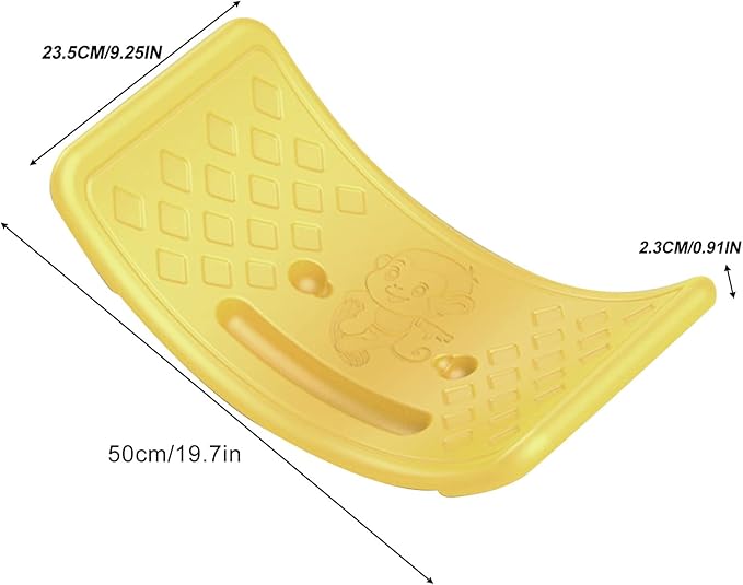 Rocker Board Balancing Training,Balance Board, Plastic Balance Seesaw Board with Elastic Ball, Improves Motor Skills and Build Core Strength, for Kids Toddlers Teens Balance Training, Balance boa