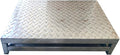One Step Stool Platform, Stainless Steel Outdoor Steps, Step Platform, Porch Step, for Bed, Stair, Bathroom, Kitchen, Garden (25'' L X 16'' W X 3.5'' H)