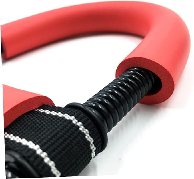 BESPORTBLE Hand Strength Training Device Grip Trainer Core Wrist Strengthener Hand Exerciser Grip Strengthener Aluminum Handles for Climbers Weightlifters and Athletes Red