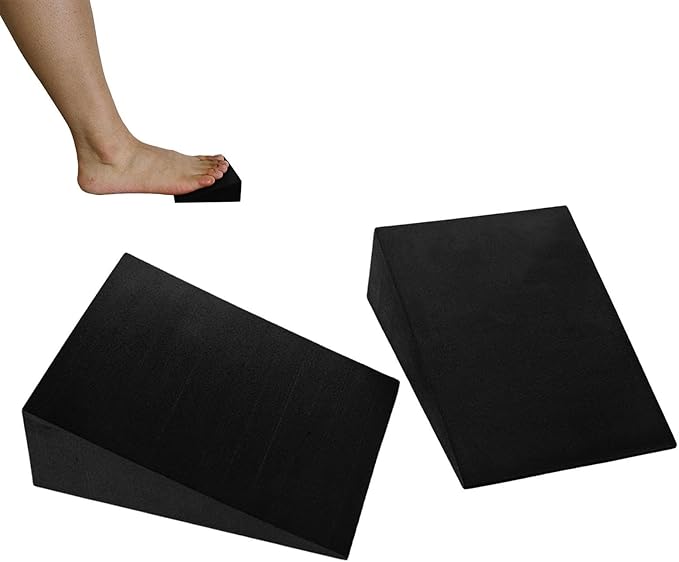 Foam Wedge Slant Board, Squat Wedge, Calf Stretcher For Squats For Knee Exercise Workout Calf Ankle Yoga Stretching, Improve Lower Leg Strength