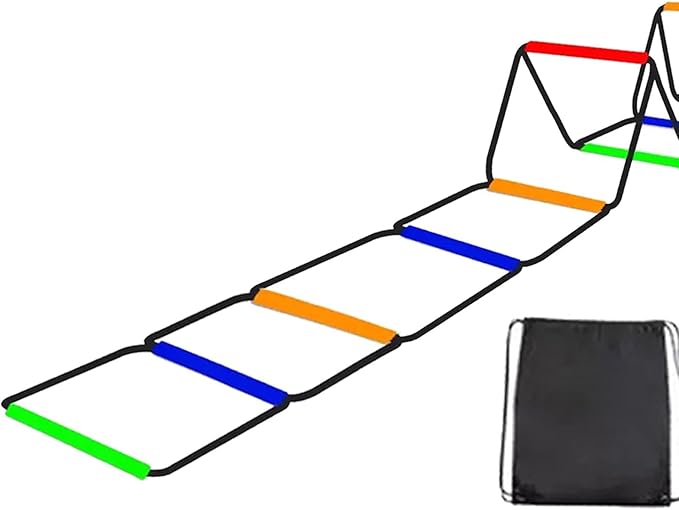 Portable Agility Ladder for Soccer and Volleyball Workout