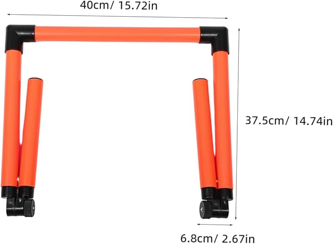 Agility Hurdles Training Equipment for Soccer and Football Speed Training Hurdles for Jumping Drills Multifunctional Use for Athletes and Boy Girl