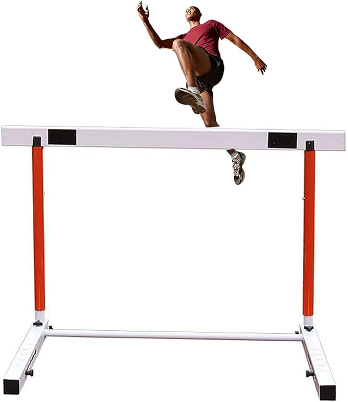Athletics Hurdles, Height Adjustable Sports Training Hurdle Professional Athlete/Coach Practice Speed Hurdles (75cm)