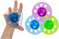 Serenily Grip Strength Trainer Finger Stretcher Hand Exercisers for Therapy Finger Extension Exerciser for Carpal Tunnel Hand Grips for Strength Training Finger Strengthener - 3 Piece Finger Exerciser