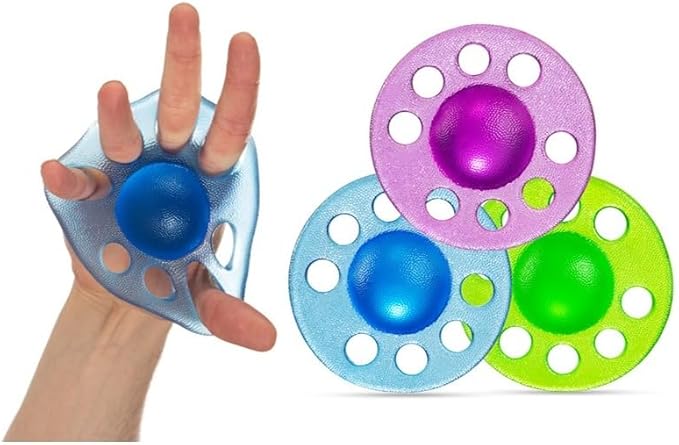 Serenily Grip Strength Trainer Finger Stretcher Hand Exercisers for Therapy Finger Extension Exerciser for Carpal Tunnel Hand Grips for Strength Training Finger Strengthener - 3 Piece Finger Exerciser