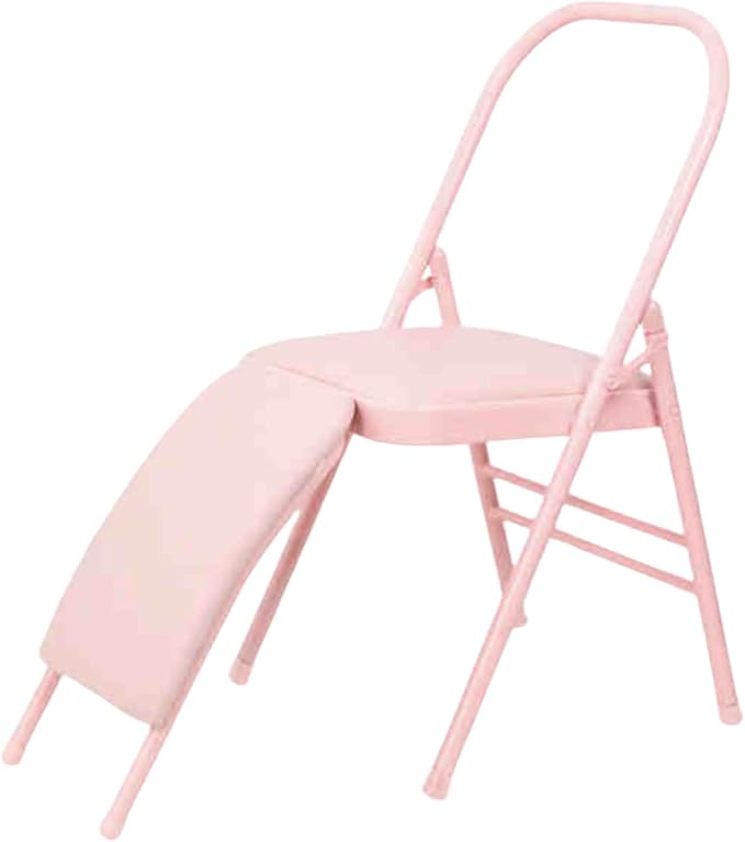 Yoga Chair,Thickened Auxiliary with Lumbar Support,It is Easier,for Home Office Dining Indoor Outdoor(Color1)