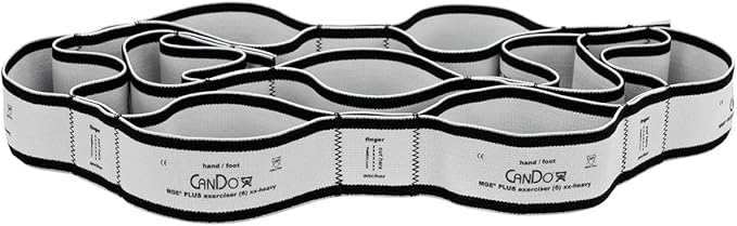 CanDo Multi-Grip Exerciser Plus, 6 Foot Exerciser, 9 Loops,
