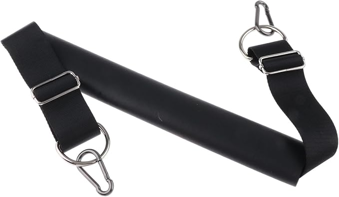 Pilates Foot Strap Adjustable Length Strength Training Equipment Accessory, Exercise Strap for Gymnastics, Studio Arms Legs