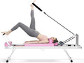 Foldable Pilates Reformer, Pilates Machine & Equipment for Home Use and Gym Workout, Suitable for Beginners and Intermediate Users