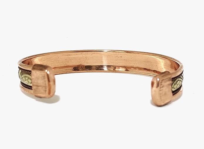 Copper Bracelet Magnetic Pure Copper Therapy Effective & Natural Relief Cuff for Women's & Men's