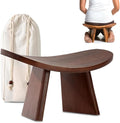 Meditation Bench, Wooden Kneeling Stool with Travel Bag, Portable Yoga Auxiliary Stool, Multifunctional Ergonomic Seat, Detachable Comfort Chair, for Yoga, Prayer, Meditation
