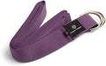 Hugger Mugger D-Ring Cotton Yoga Strap - Super Strong Cotton, Metal D-Ring Buckle, Multiple Lengths Available