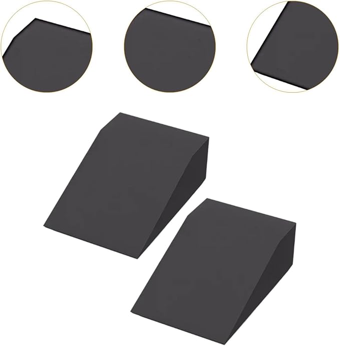2 Pieces Squat Wedge Block EVA Foam Wedge for Bodybuilding Weightlifting