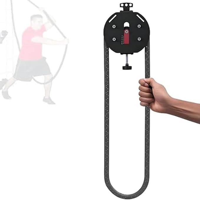 Adjustable Resistance Endless Rope Trainer - Pulley Cable System for Home Fitness, 330lb Load Capacity & Max 30kg Resistance for Arms, Back, Core Training，Body Coordination Exercises