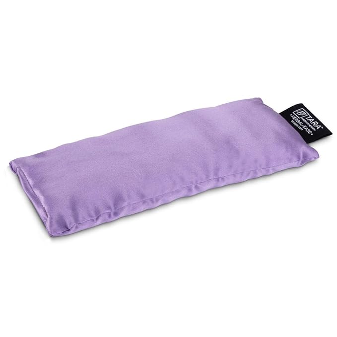 TARA Spa Therapy Aroma Wellness Aromatherapy Silk Eye Pillow, Relaxation Sooth Eye Strain, Balance, Lavender