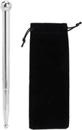 Agatige Acupuncture Pens, Stainless Steel Deep Tissue Massage Tool 13cm to 18cm Telescopic Manual Acupuncture Massage Pen for Full Body Meridian Pain Relief