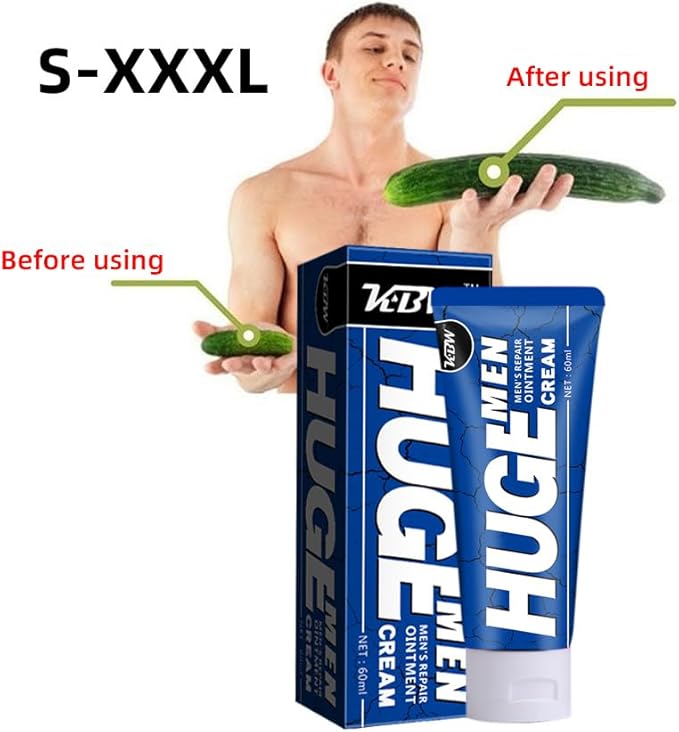 Huge Men XXL Massage Enlargement Gel - Extra Size Power Repair Cream Oil for Huge Enhanced Size, Enlarge Thickness, Strength, and Prolonged Performance (Huge Men XXL)