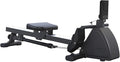 Hydralic Rowing Machine Folding Full Motion Rower with LCD Monitor Adjustable Resistance for Home Use 330lbs Weight Capacity