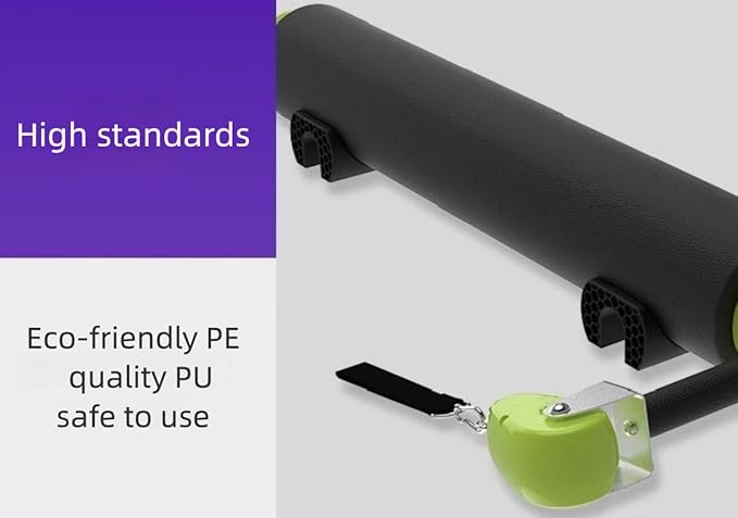 Pilates Bar, Fitness, Balance Strength and Agility Training Equipment, Roller Multifunctional Mini Core Bed Yoga Open Back Training, Waist, Abdomen, Legs, Buttocks and Arms Training Equipment