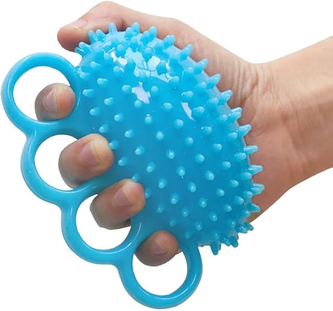 Finger Exerciser Balls for Hand Physical Therapy, Hand Grip Strength Trainer Extension Exerciser Squeeze Ball for Rehab, Arthritis, Carpal Tunnel, Anxiety, Stroke Recovery
