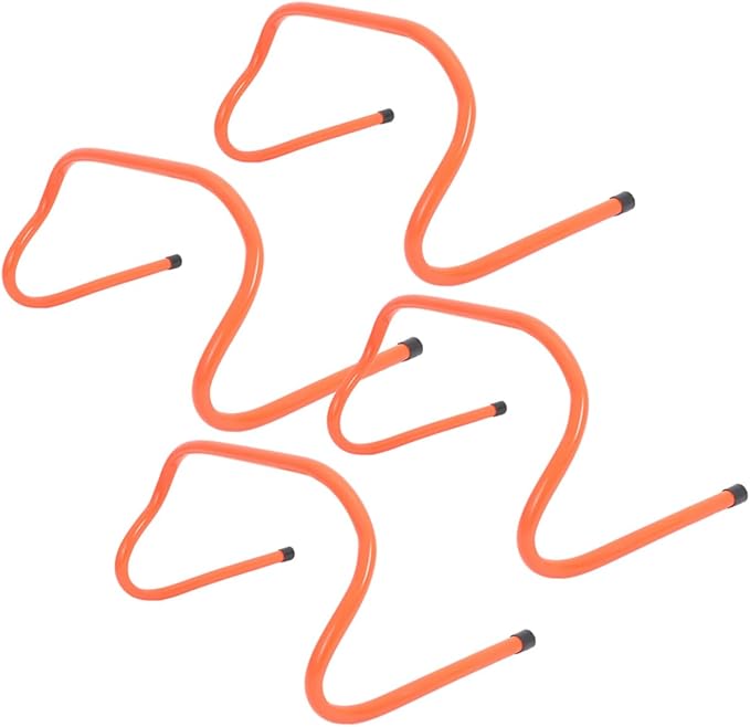 4Pcs Plastic Training Hurdles for Track Agility Speed Equipment Abs Base Outdoor Sports Soccer Fitness