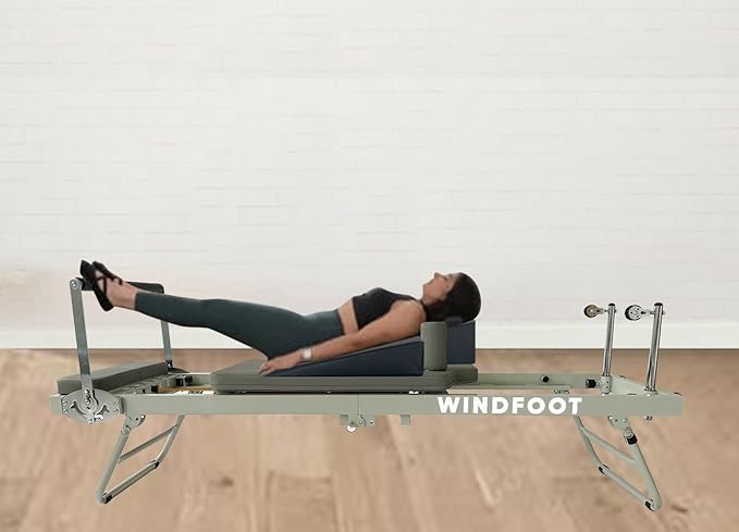 Large Upholstered Wedge for Pilates Reformer Machine, Fitness Equipment for Pilates, Pilates Reformer Accessories for Floor Exercises, Ideal for Home Pilates and Studio Use.