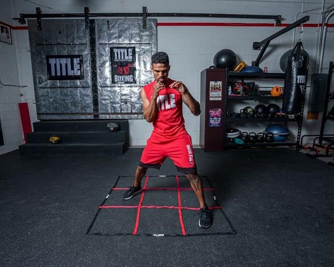 TITLE Boxing Agility Cube - Speed & Agility, Foot Work, Boxing Improvement, Coordination
