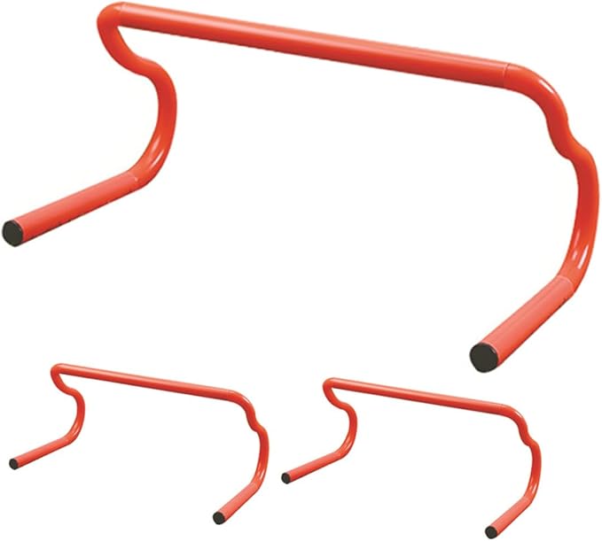 3pcs Detachable Speed Agility Training Hurdles Lightweight Adjustable Fitness Equipment for Basketball Soccer Athletes Portable Workout Gear