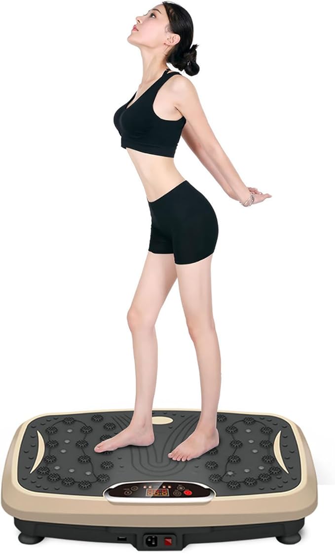 Slimming Machine Shaking Machine Vibration Machine, Ultra Slim Vibration Platform Machines Vibration Plate Exercise Machine, Home Weight Loss Equipment Thin Belly Thin Waist Artifact