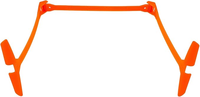 Adjustable Soccer Training Speed Hurdles Set with Foldable Orange Frames, Wear-Resistant Agility Training Equipment and Athletes, Professional Football Practice Gear